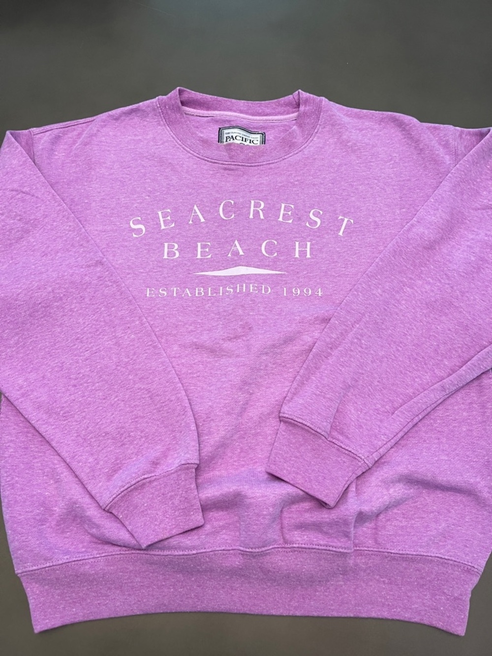 Seacrest Beach Pacific & Co. Lilac Crewneck Sweatshirt Size M